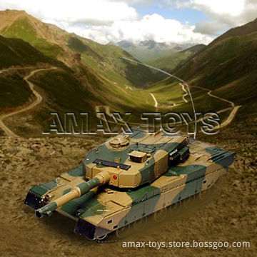 rb-3808 1:24 RC model of Japanese tank T90, BB bullets shooting,program by user